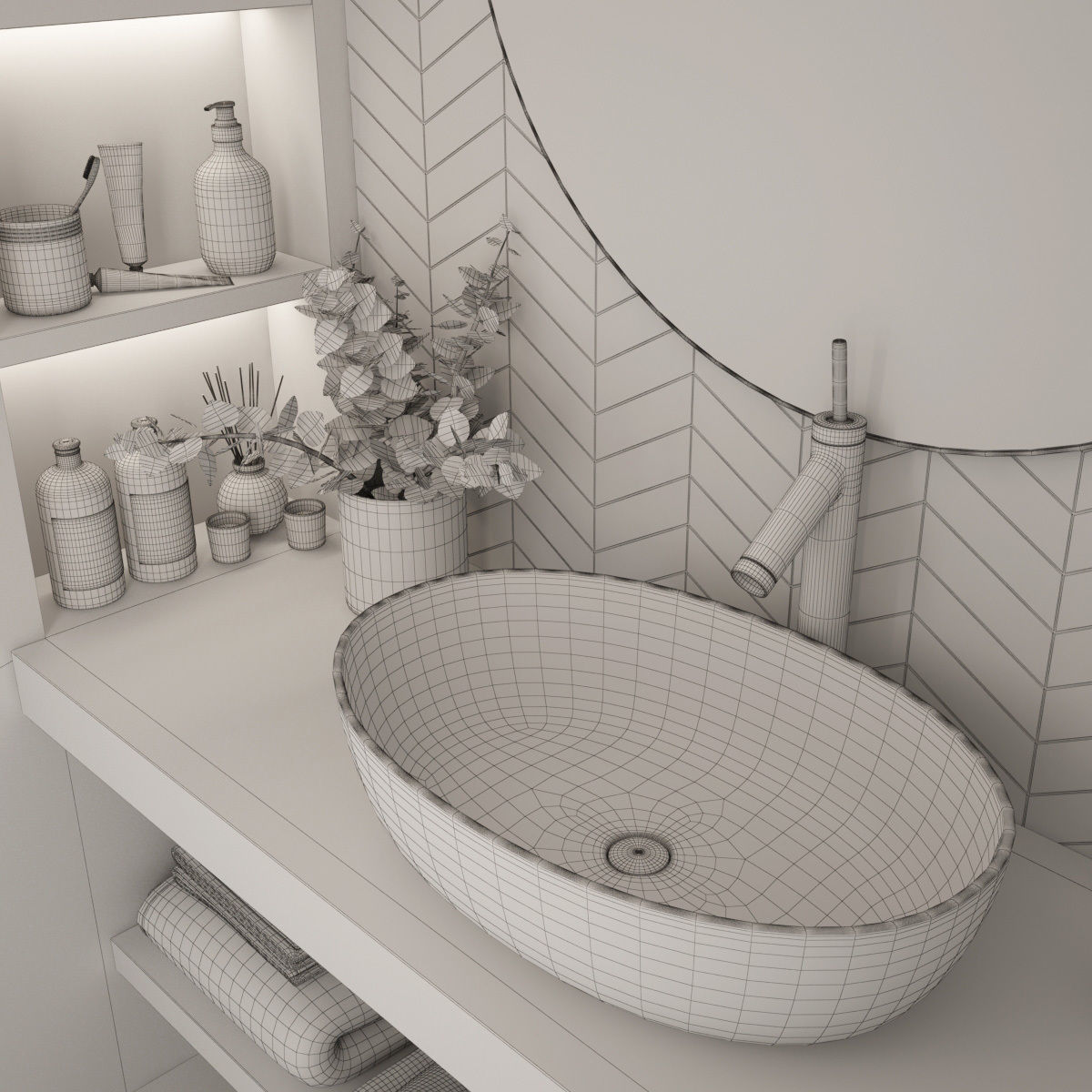 Bathroom 23 3D model_9