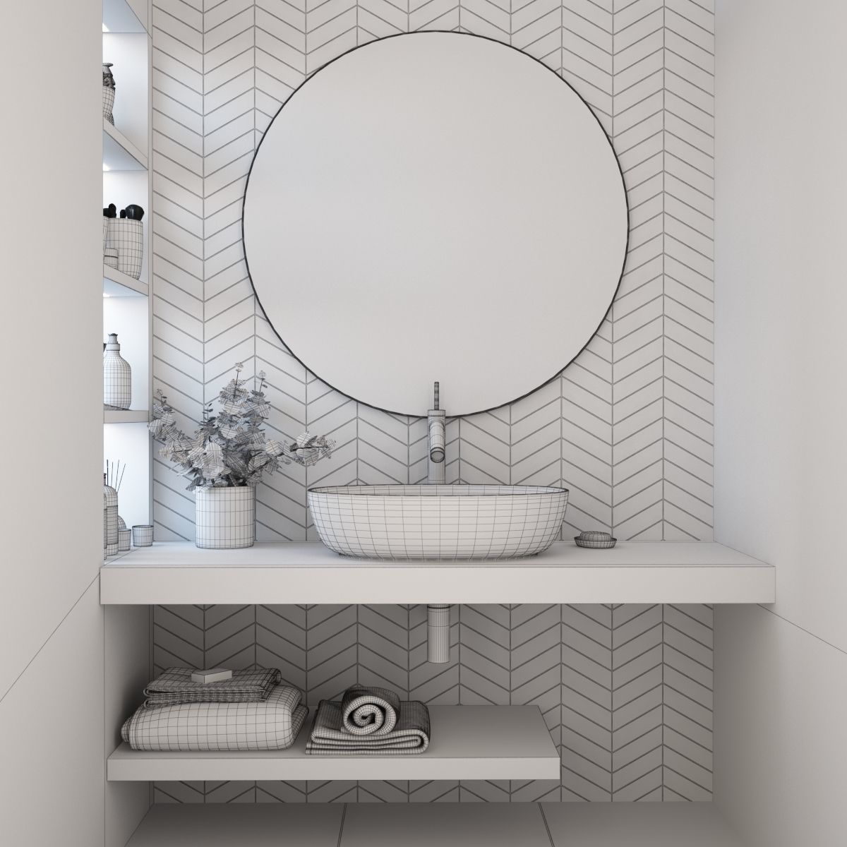 Bathroom 23 3D model_5