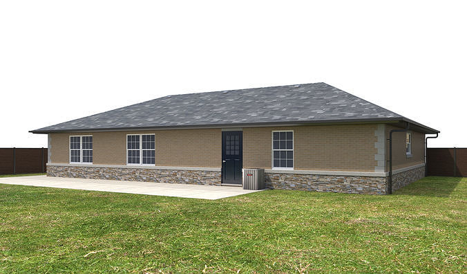 House-124  3D model 6