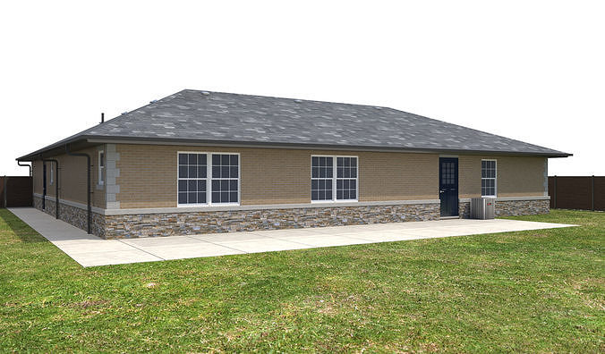 House-124  3D model 5