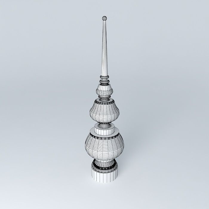 Roof Ornament 3D model_3