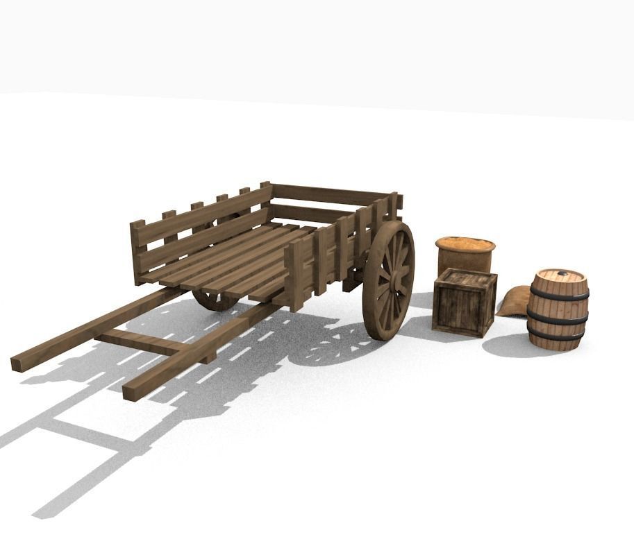 ancient market 3D model_3