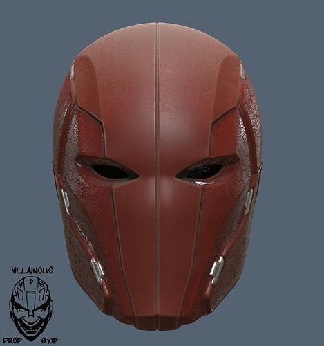 Red Hood Injustice 2 Helmet 3D print model