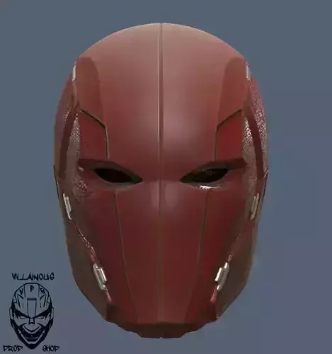 Red Hood Injustice 2 Helmet 3D print model