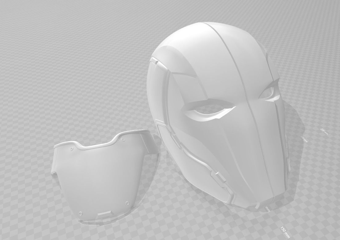 Red Hood Injustice 2 Helmet 3D print model_5