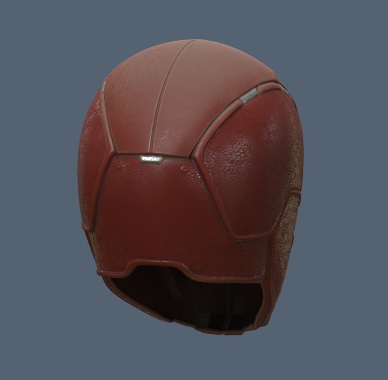 Red Hood Injustice 2 Helmet 3D print model_4