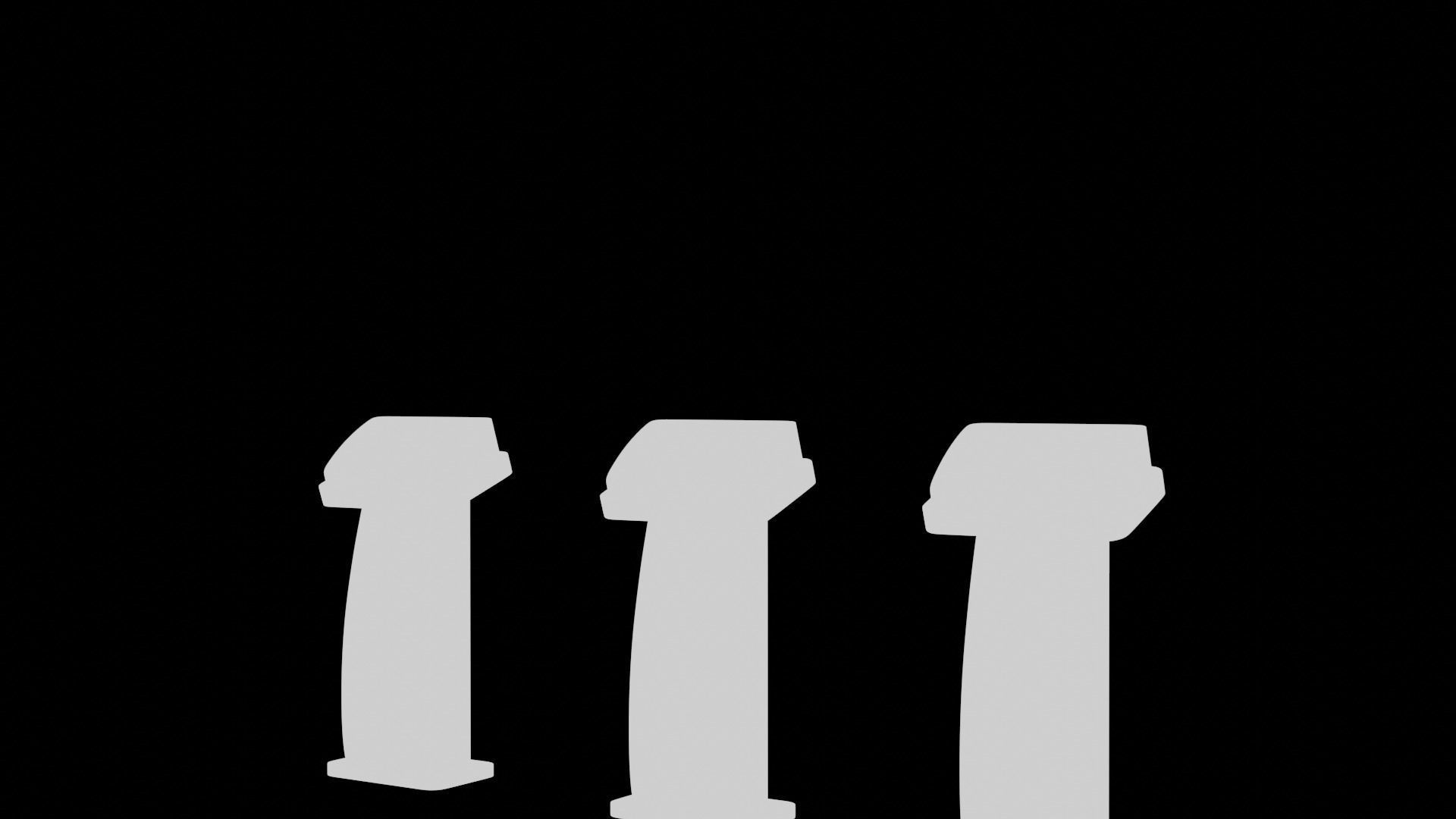 Airport Atm  Low-poly 3D model_15