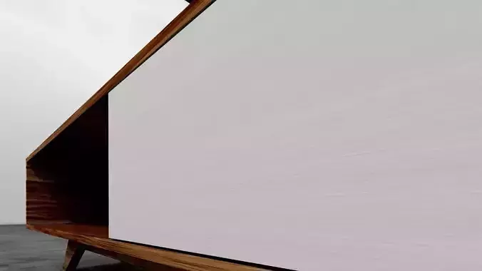 mueble para television Low-poly 3D model