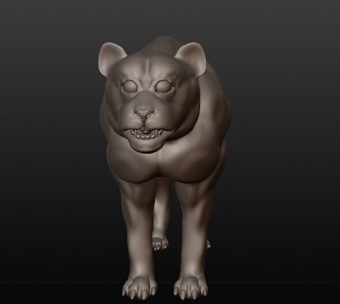 black panther 3D model_1