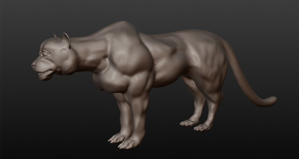 black panther 3D model_15