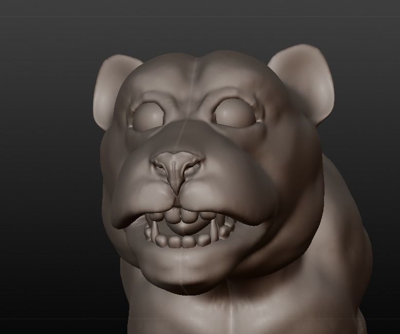 black panther 3D model_5