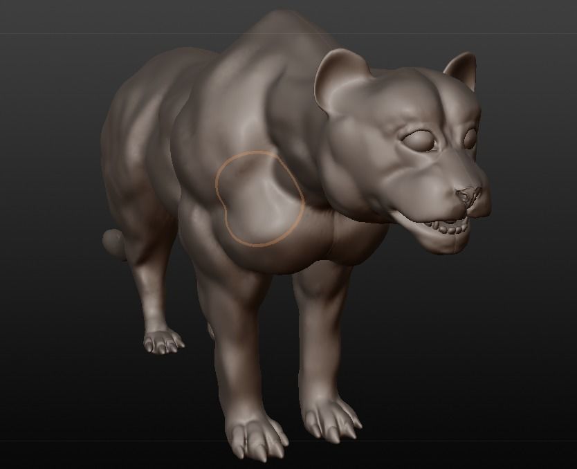black panther 3D model_10