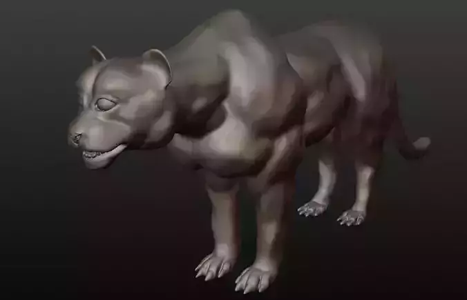 black panther 3D model