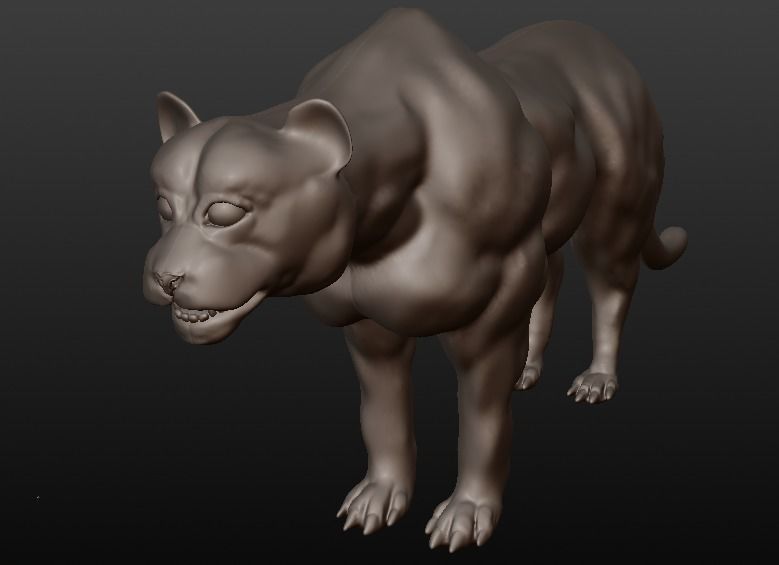 black panther 3D model_9
