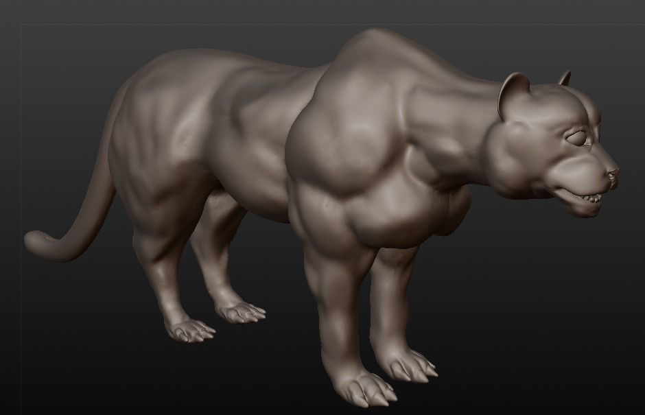 black panther 3D model_11