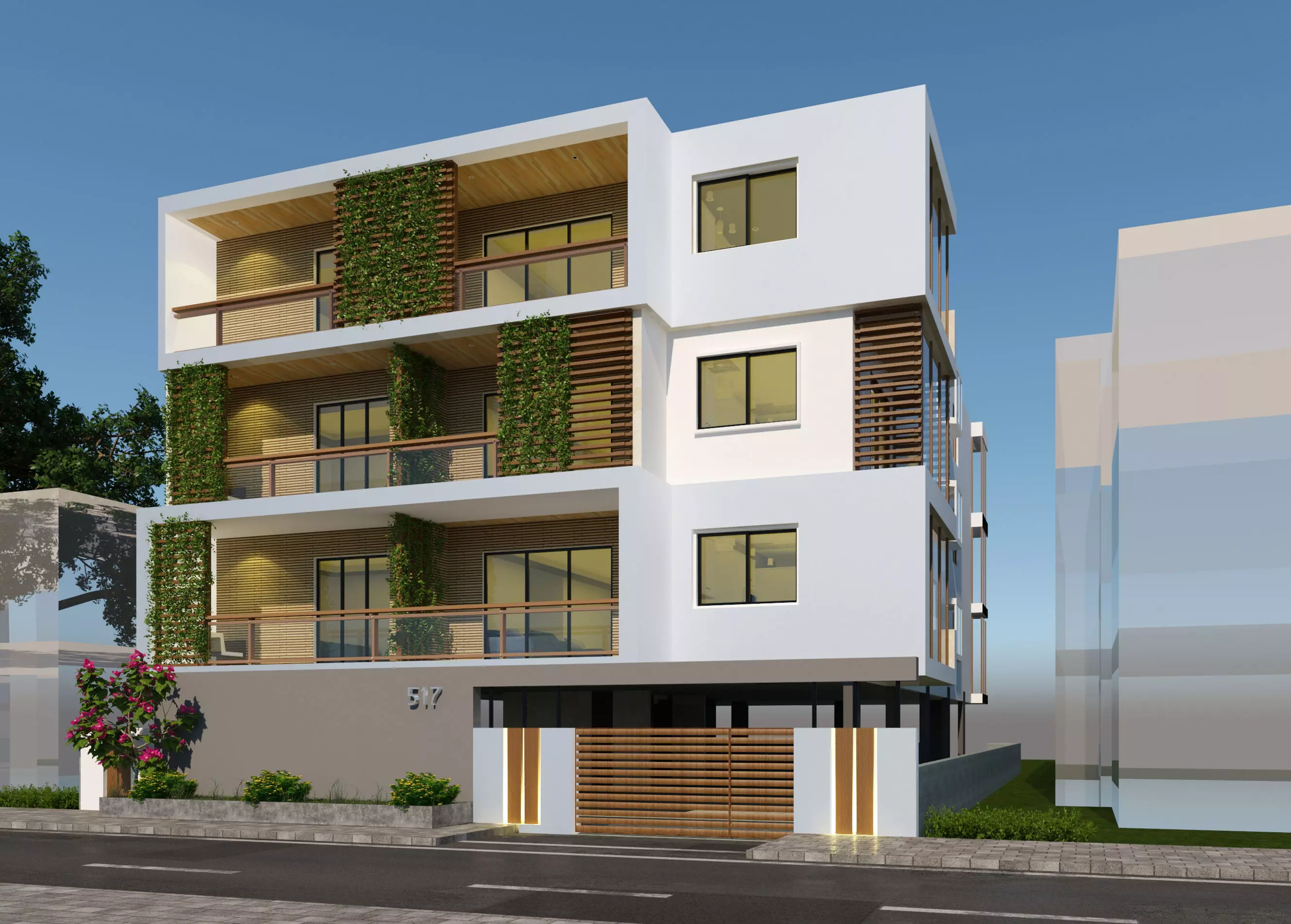 RESIDENTIAL BUILDING 3D model_0