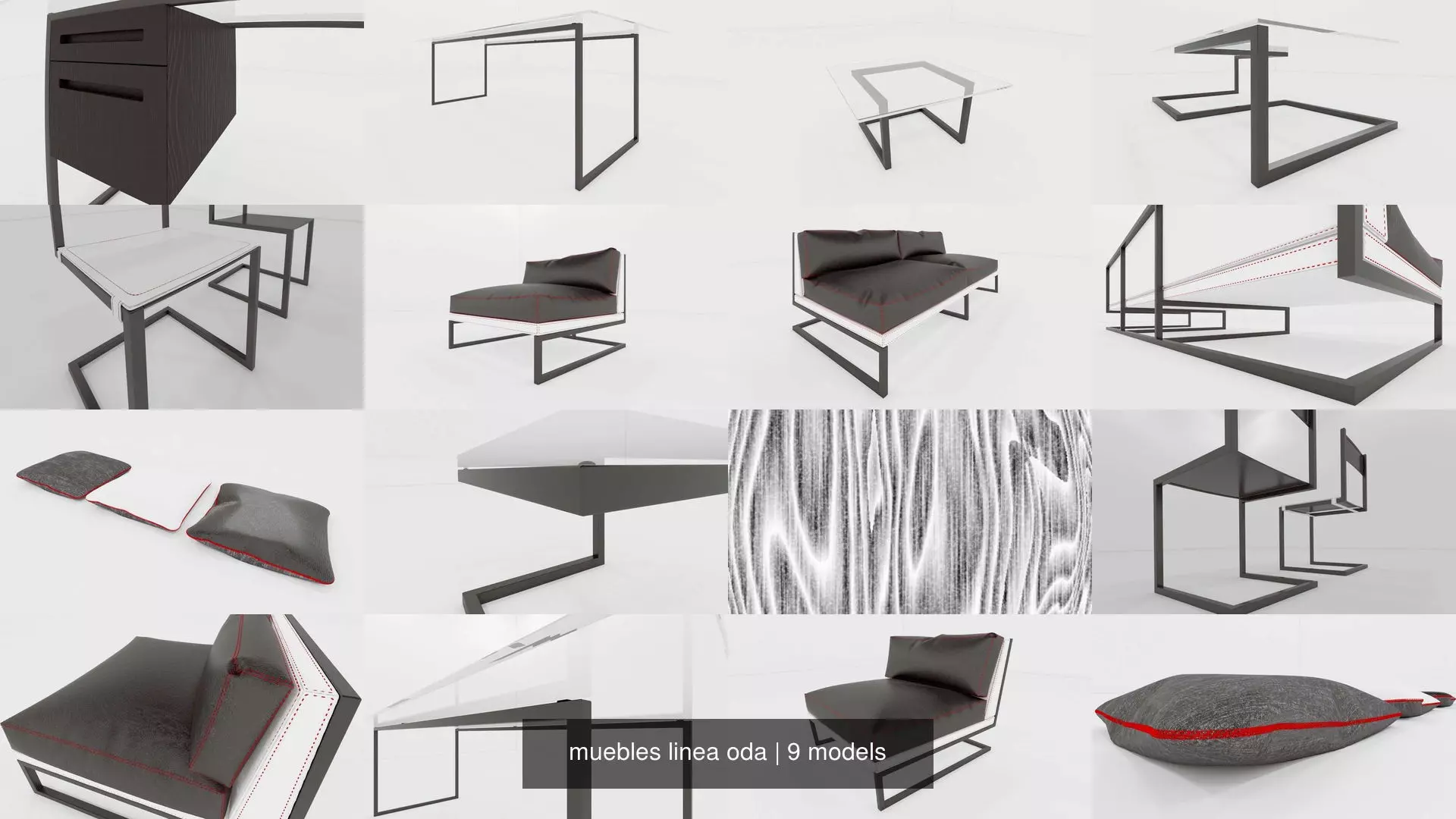 muebles linea oda 3D Model Collection_0