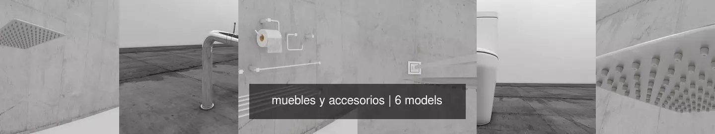 muebles y accesorios 3D Model Collection_0