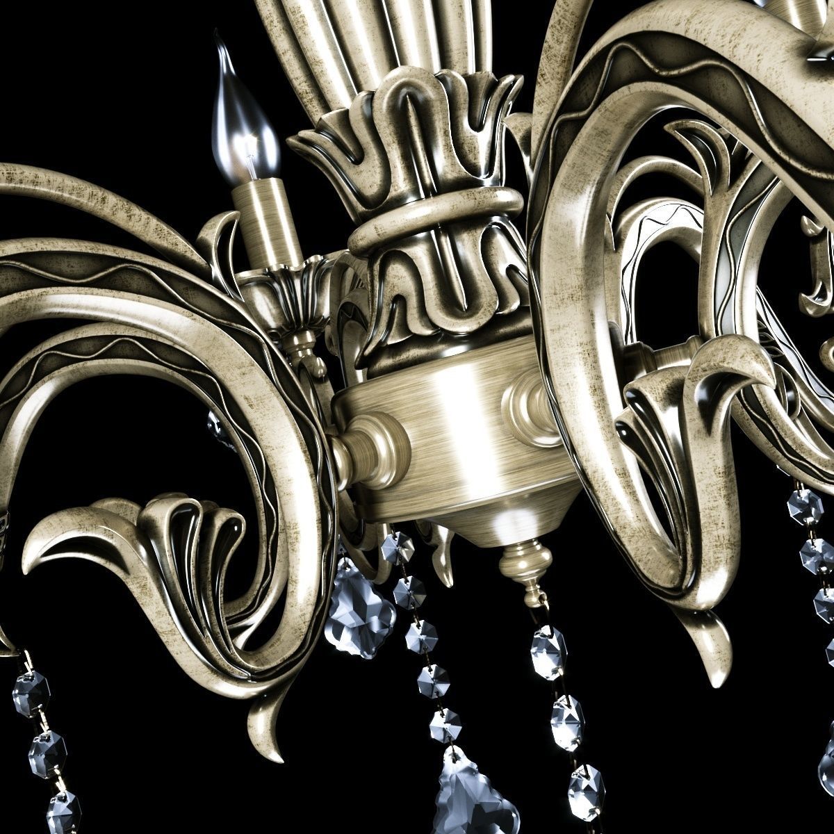 maytoni bronze 3D model_1