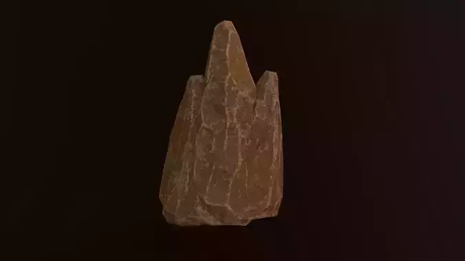 Desert Low Poly Rock