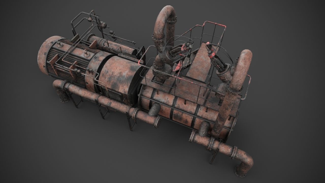 Machinery device 3D model_22