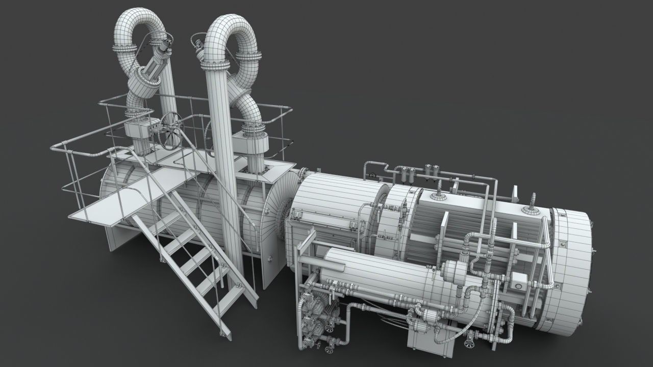 Machinery device 3D model_12