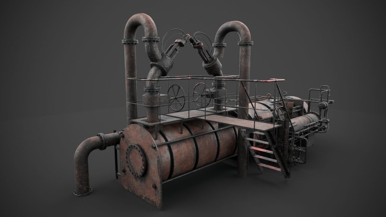 Machinery device 3D model_19