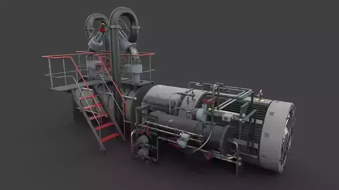 Machinery device 3D model