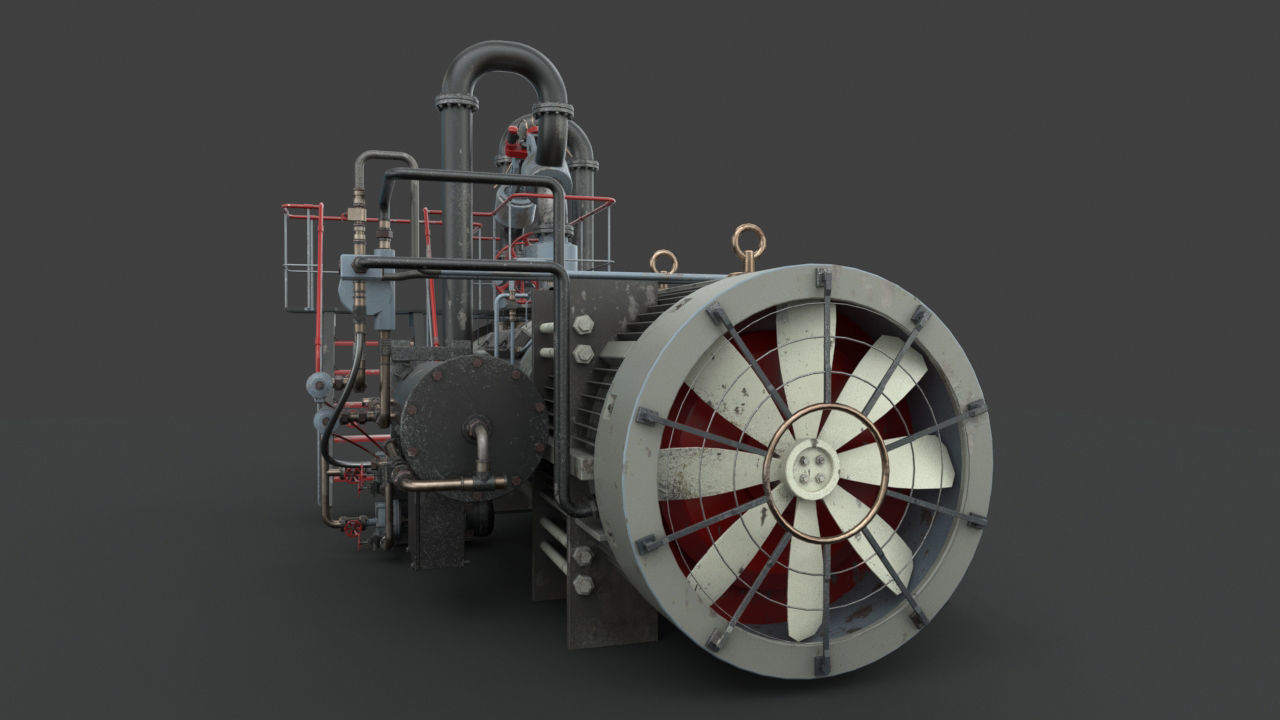 Machinery device 3D model_5
