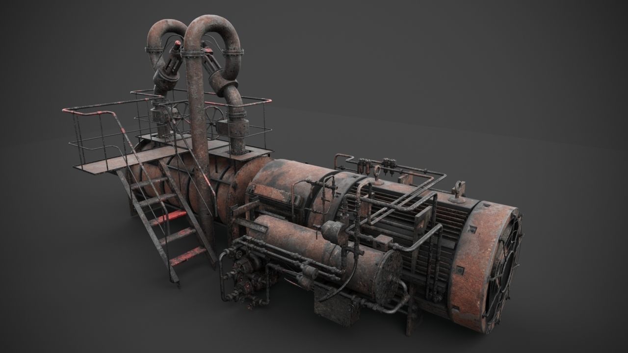 Machinery device 3D model_23
