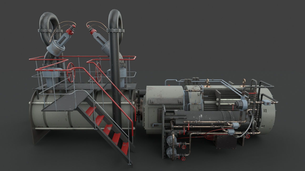 Machinery device 3D model_9