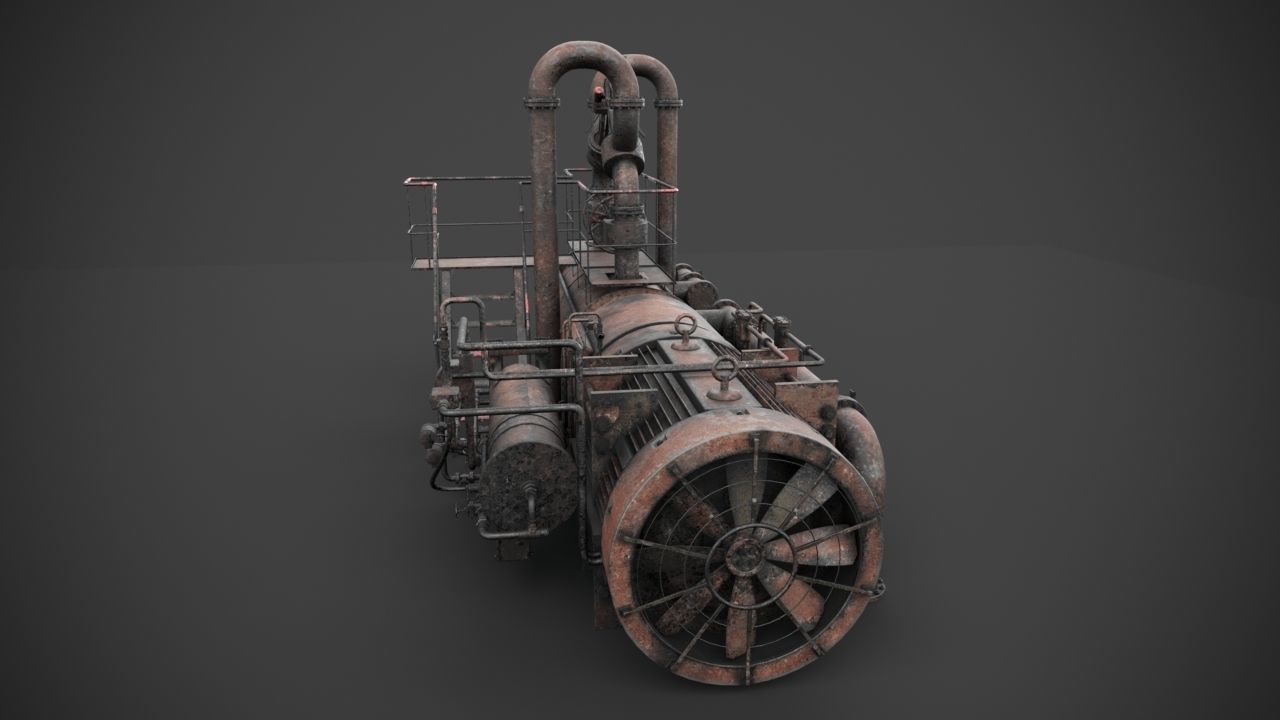 Machinery device 3D model_17