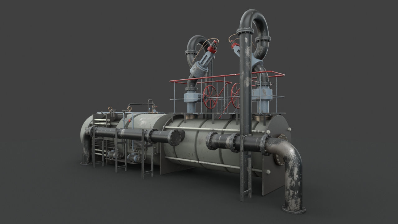 Machinery device 3D model_4