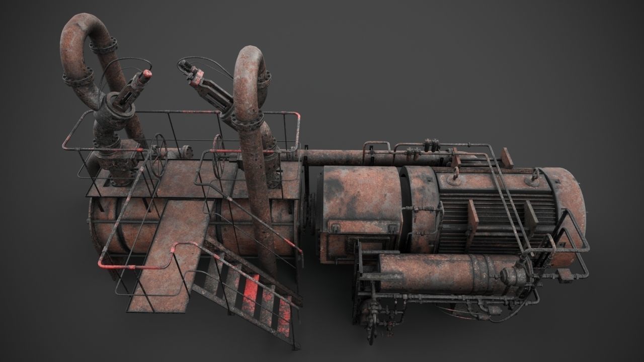 Machinery device 3D model_20