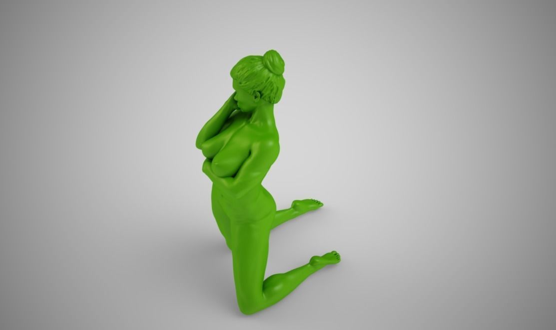 Grown Woman 3D print model_8