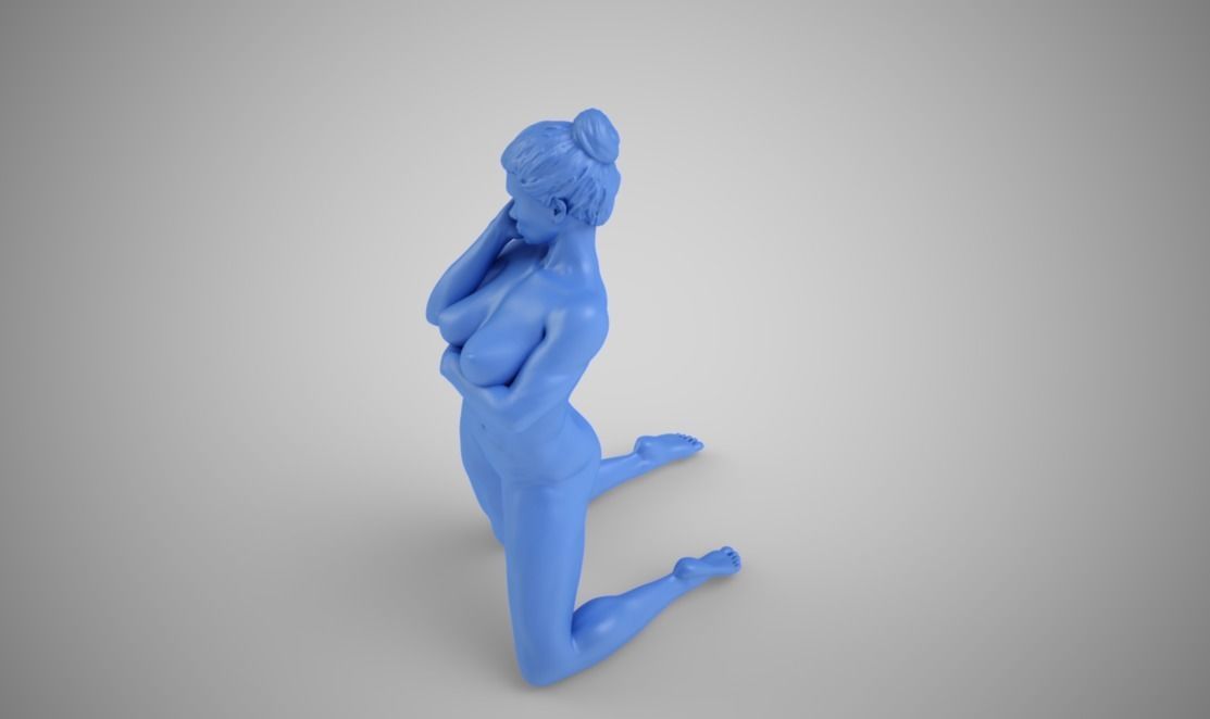 Grown Woman 3D print model_6