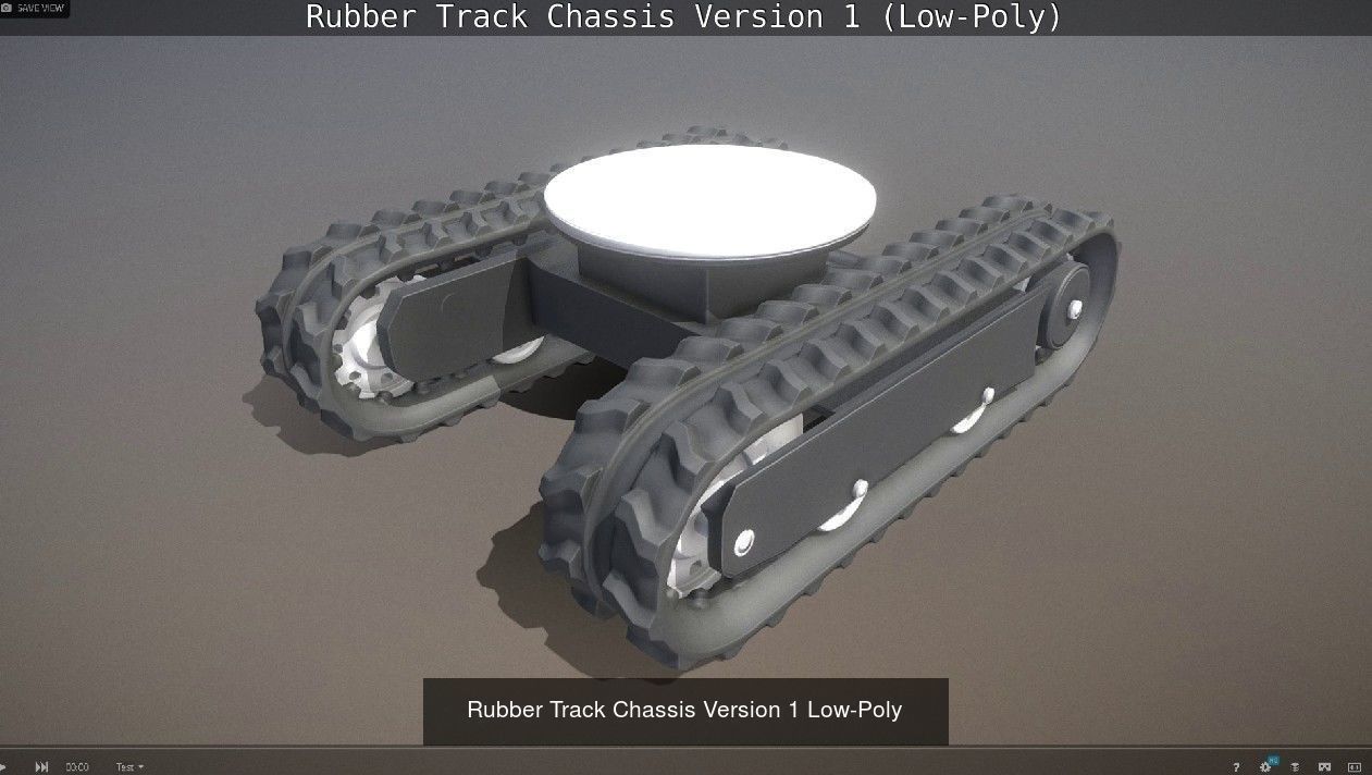 Mini-Excavator and Components  3D Model Collection_17