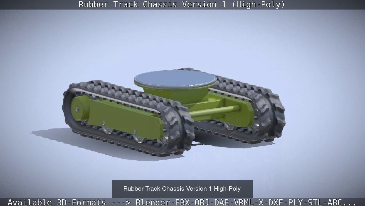 Mini-Excavator and Components  3D Model Collection_16