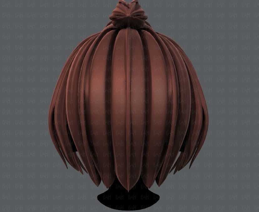 3D Hair style for boy V59 Low-poly 3D model_5