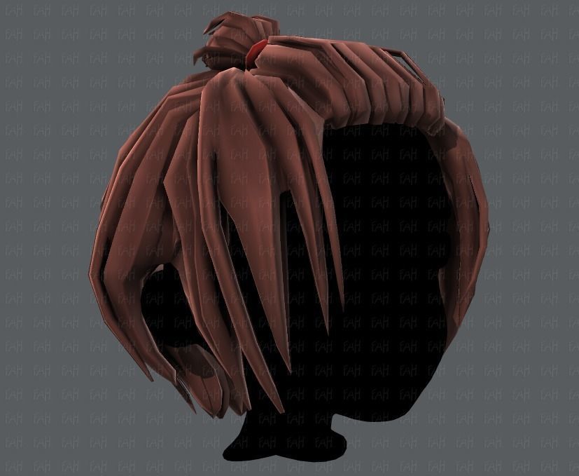 3D Hair style for boy V59 Low-poly 3D model_18
