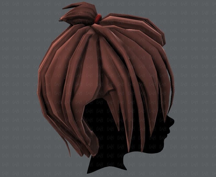 3D Hair style for boy V59 Low-poly 3D model_19