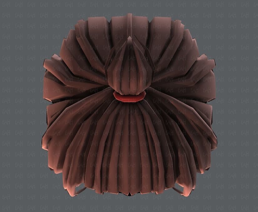 3D Hair style for boy V59 Low-poly 3D model_35