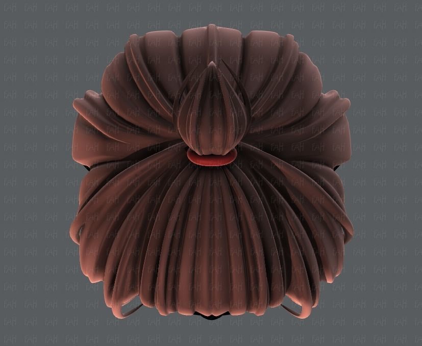 3D Hair style for boy V59 Low-poly 3D model_33