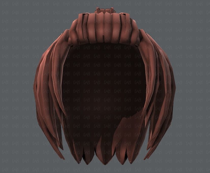 3D Hair style for boy V59 Low-poly 3D model_39