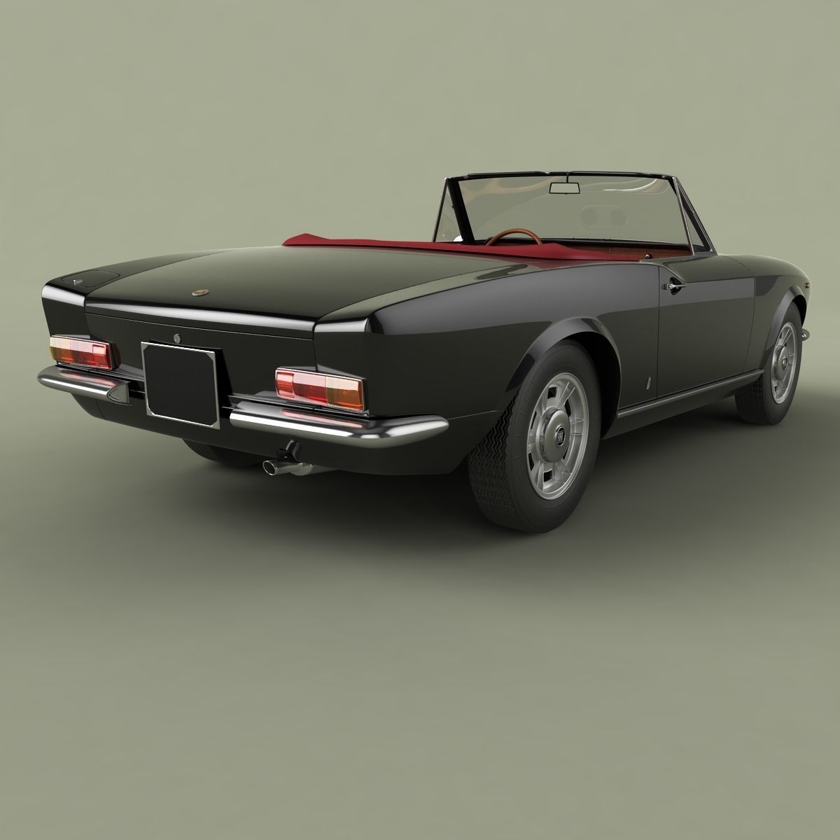 Fiat 124 Spider 3D model_2