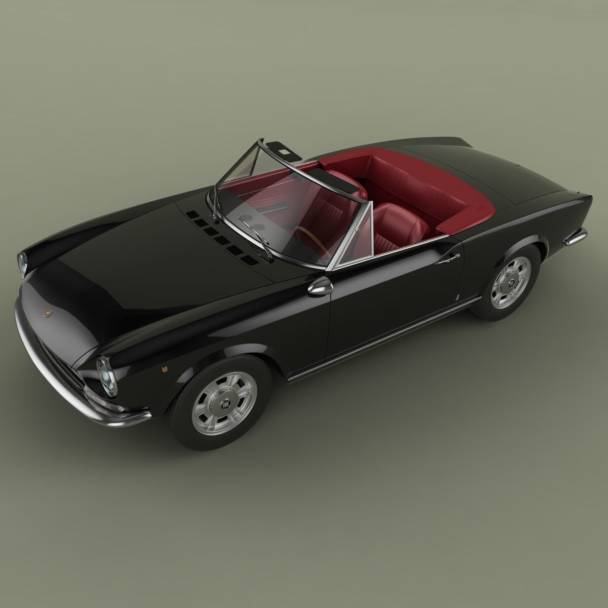 Fiat 124 Spider 3D model_5