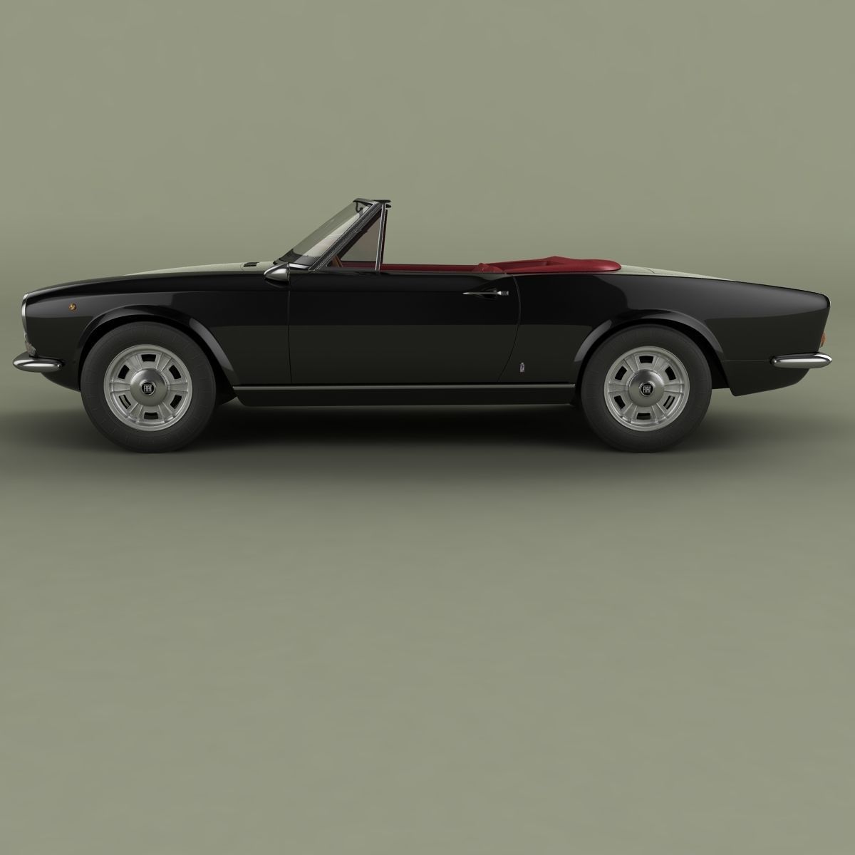 Fiat 124 Spider 3D model_1