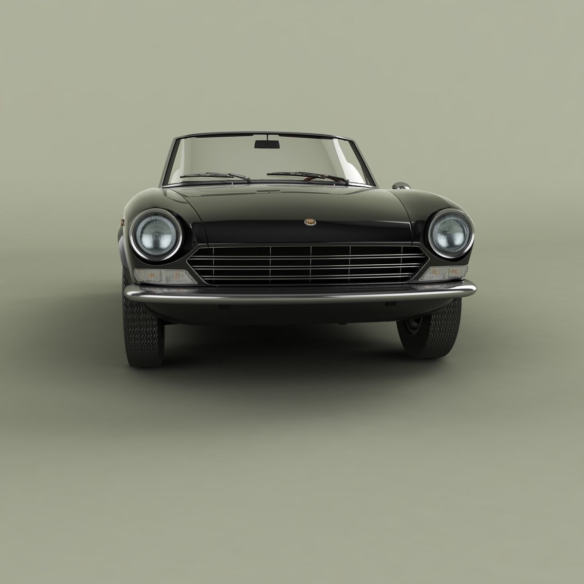 Fiat 124 Spider 3D model_4