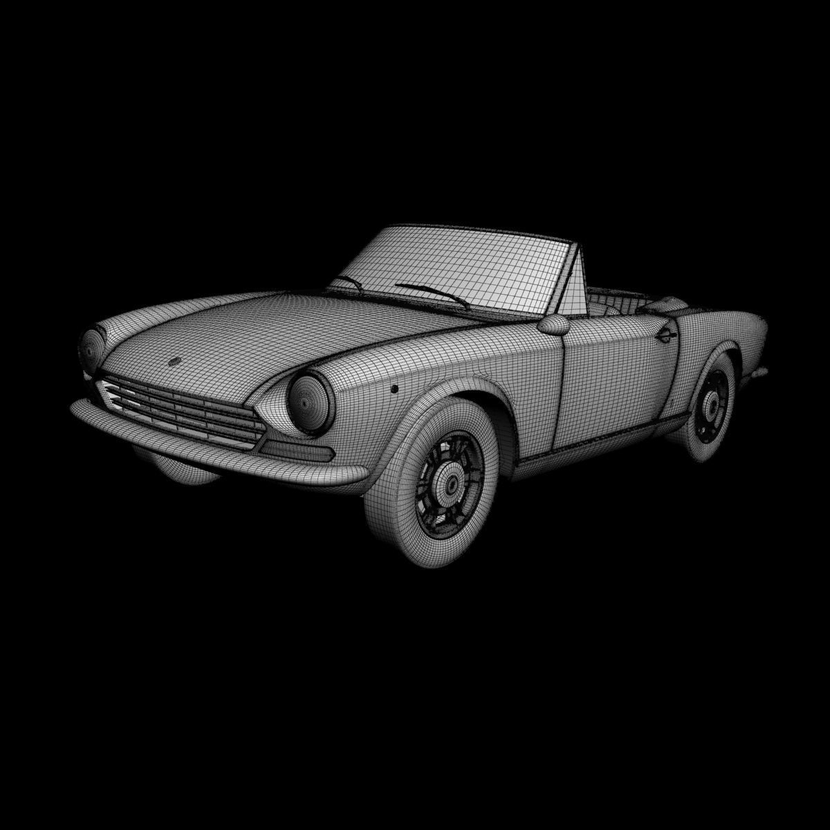 Fiat 124 Spider 3D model_14