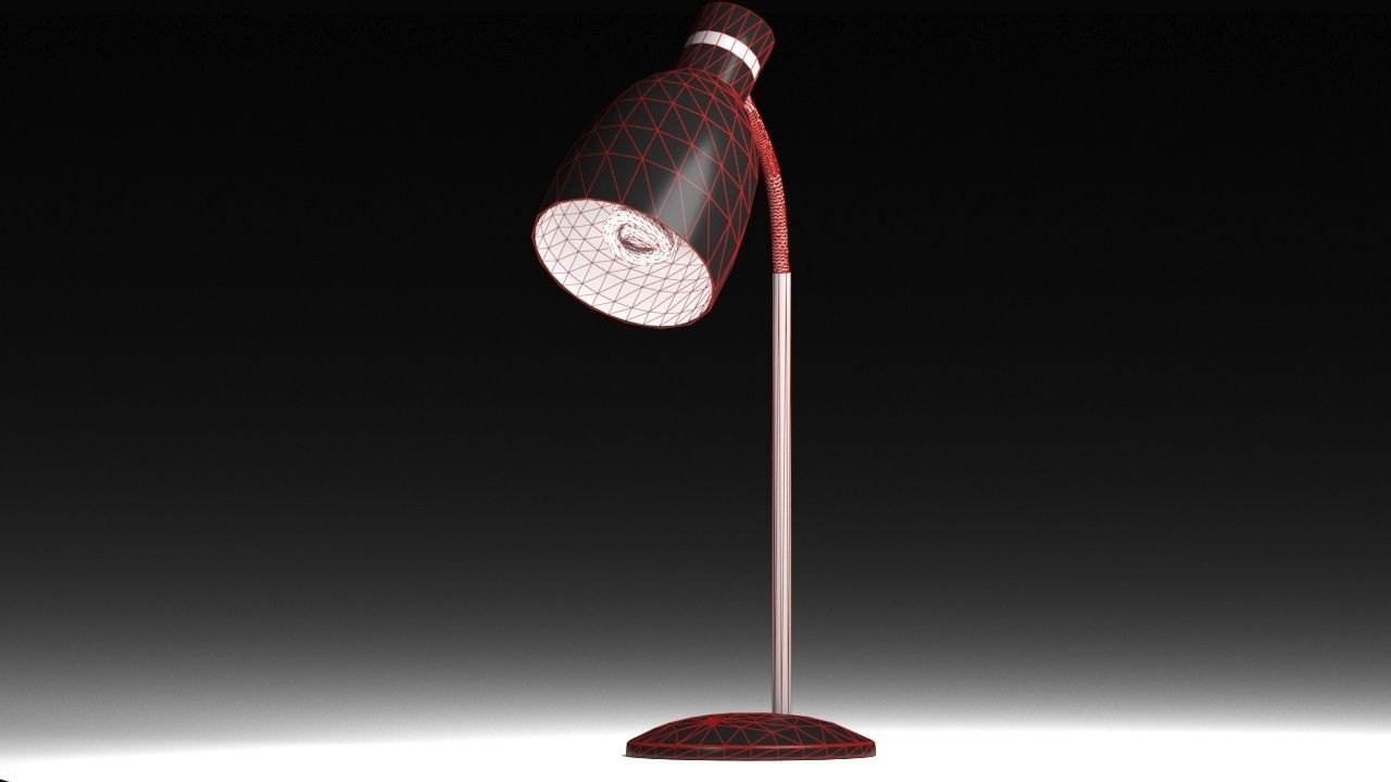 Desk Lamp - Minimalist - Low Poly Option Low-poly 3D model_4